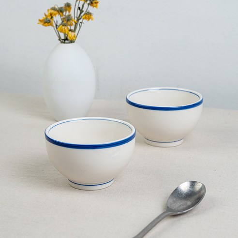 시라쿠스 메이플 공기 10.7cm, 라인블루, 2개
