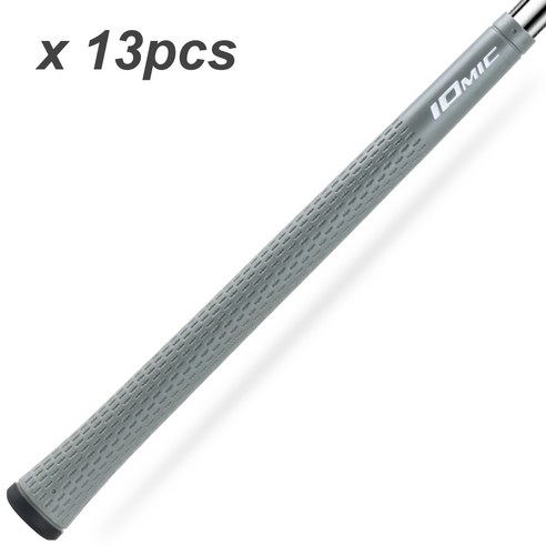 13개 IOMIC STICKY 2.3 골프 그립 범용 TPE 골프 그립 골프 우드 그립 아이언, IOMIC A BK GY 13PCS