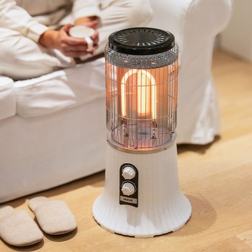 [국내생산] 인더스 원통형 전기히터 INO-CH2000T 이동식 난로 사무실 가게 발난로