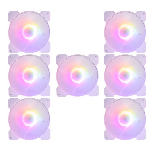 Monland 120Mm PC 케이스 냉각 팬 게임 1150 AMD1366 초저소음 컴퓨터 RGB 쿨러 데스크탑 높은 기류 팬 ...