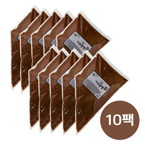 알앤알 커피콩빵 반죽 1kg, 10개 세트 알앤알 커피콩빵 반죽 1kg, 10개 세트