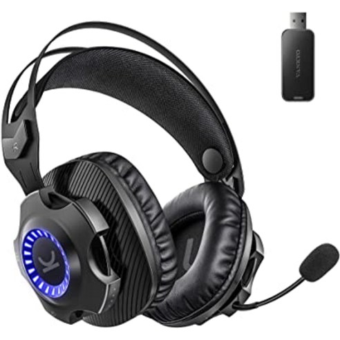 VANKYO Wireless Gaming Headset Captain 100- Gaming Headphones with Detachable Noise Cancellation Mi