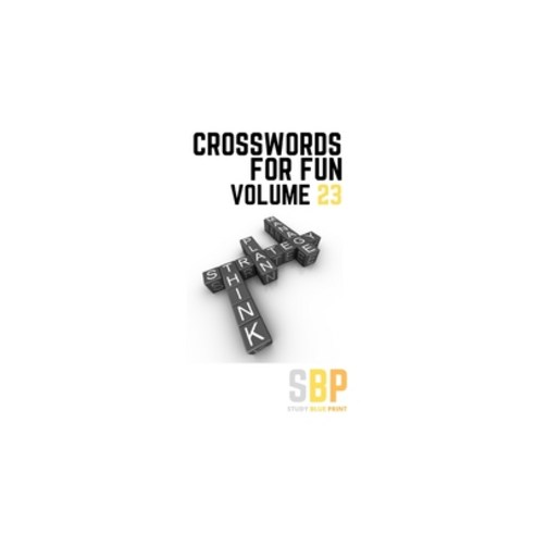 Crosswords For Fun: Volume 23 Paperback, Independently Published, English, 9798552845026