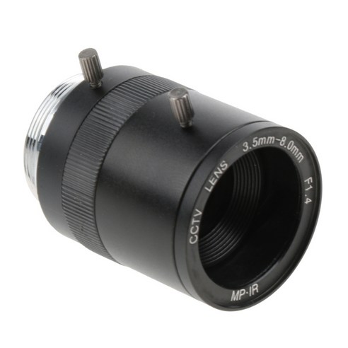 CCTV 보안 카메라 6-15mm 가변 초점 렌즈 수동 IRIS 줌 CS 마운트 렌즈, 58cm, 블랙, 설명
