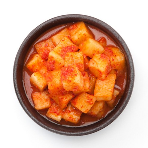 마을식품 국산무 깍두기10kg HACCP 인증 익지않은 맛있게 매콤함 설렁탕 감자탕 국밥등 식당업소용 대용량김치 아이스박스+아이스팩 포장, 10kg, 1개