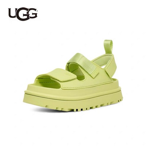 24SS UGG GoldenGlow 어그 골든글로우 플랫폼 스트랩 여름 샌들 GS 성인여성 씨솔트 1152685-SSAL