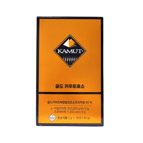 골드 카무트효소 [카무브 브랜드밀발효효소 40%], 90g, 2개