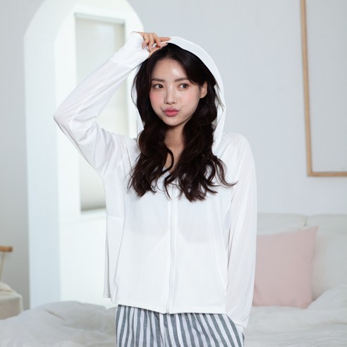 블루디 아이스점퍼 바람막이 여성 자외선차단 점퍼