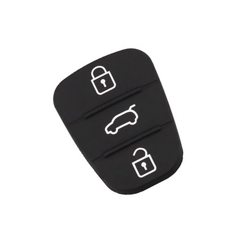 현대 I20 Ix20 I30 Ix35 원격 키 케이스 쉘에 대한 접는 3 버튼, 블랙, 50x30x20mm, 플라스틱