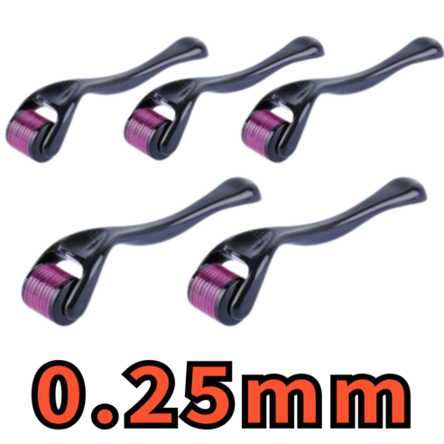 건강한놀이터 더마롤러 MTS 일반형 0.25mm, 3개, 퍼플