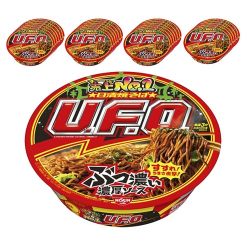 닛신 야키소바 UFO 128g, 24개