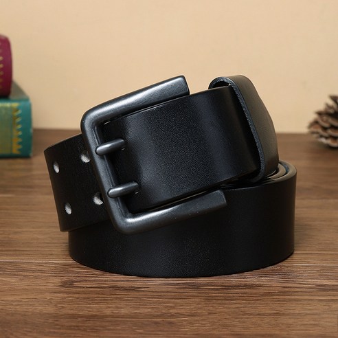 COOLERFIRE Belts For Men Casual Male 100% Full Grain Genuine Leather Belt High Quality Vintage Jeans