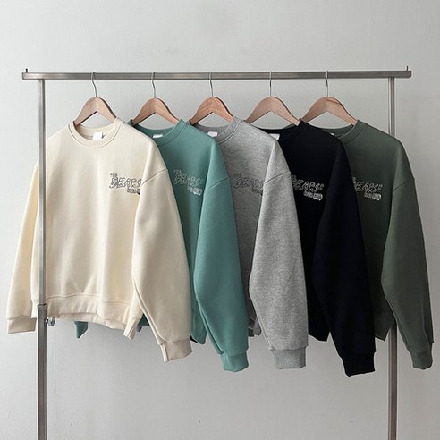 자유롭고 편안한 특기모 커플 맨투맨 티셔츠