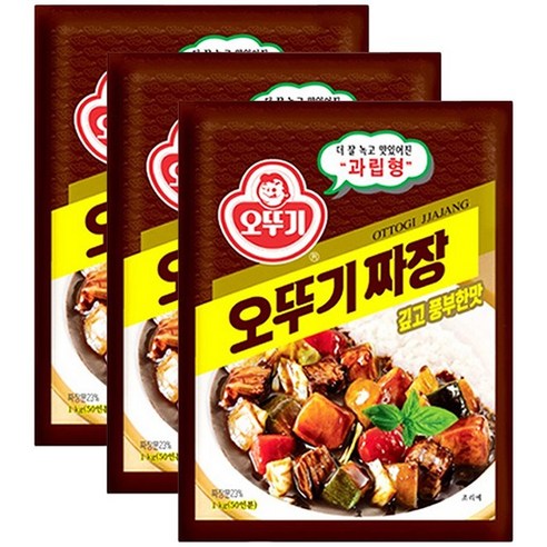 짜장분말 오뚜기 1kg(3개), 1kg, 1개