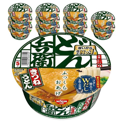 닛신 돈베이 키츠네 우동, 동일본의 맛을 느껴보세요! 일본라면