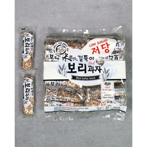 엉클팝 길쭉이 저당 보리과자