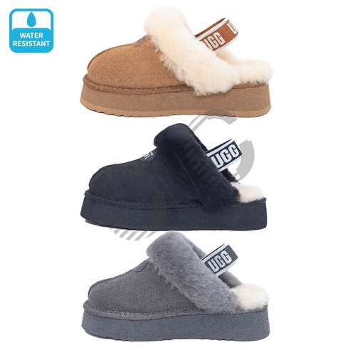 어그부츠  오즈랜드 UGG 샌들 4cm 키높이 밴딩 코케트 어그 슬리퍼 통굽 퍼 호주 겨울