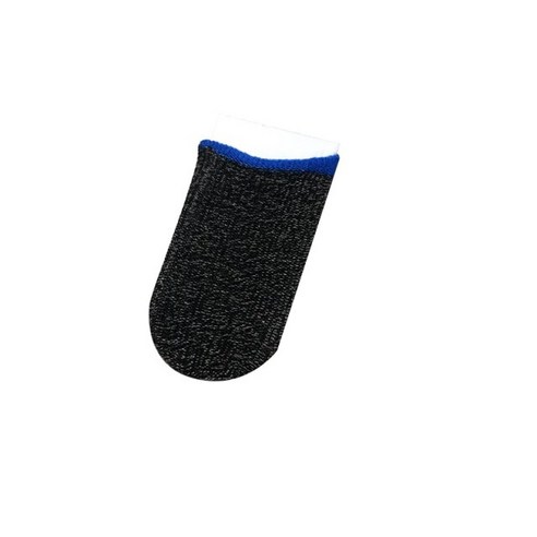 Sunlink PUBG 모바일 게임 터치 스크린 손가락 코츠 커버 민감한 TXTB1에 대한 게이밍 핑거 슬리브 통기성, 1개, Bluesilver fiber
