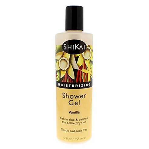 시카이 올 내추럴 모이스처라이징 샤워 젤, 355ml, Vanilla