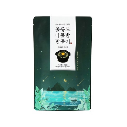 독도담은 울릉도 나물밥 만들기 쑥부쟁이 부지갱이 부지깽이, 20g, 4개