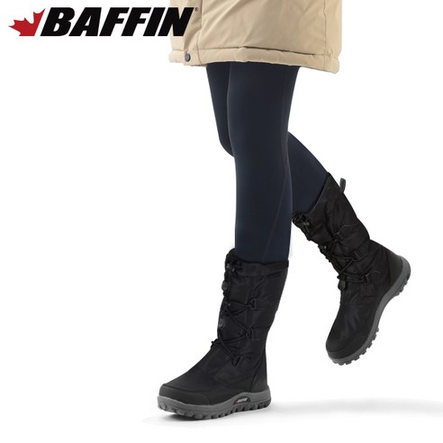 [배핀] BAFFIN 캐나다 블랙 여성 방한화