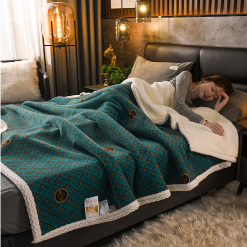 큰손부라더 무릎담요 감성 캠핑 블랭킷 양털 차박 담요 인조양모 밍크담요, 3#