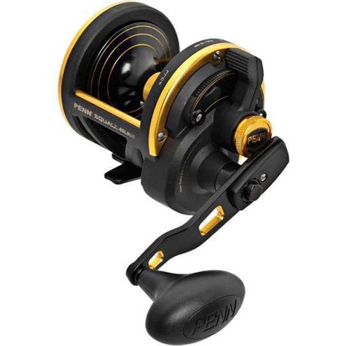 PENN Squall Lever Drag Reel 블랙 Gold 28.1 oz-151, 1개