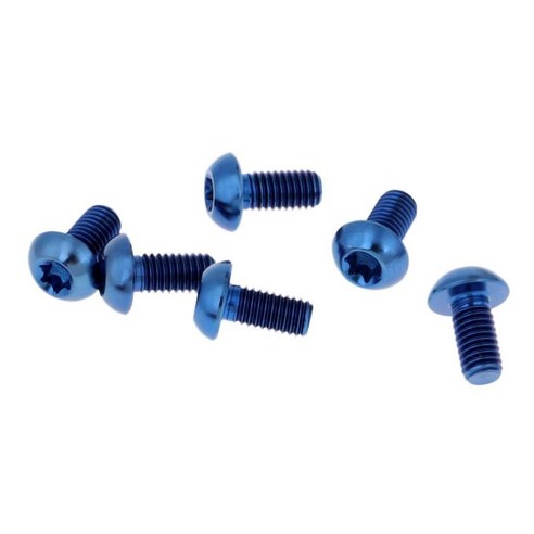 6pcs 산 악 자 전 거 디 스 크 브 레 이 크 로 터 볼 트 자 전 거 M510/12mm 부 식 방 지 나 사, 7 색, 티타늄 합금