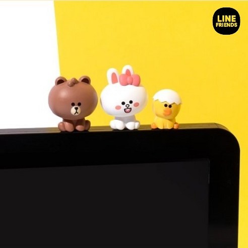 라인프렌즈 미니 브라운&프렌즈 모니터 피규어, 미니 샐리, 1개