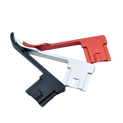 RICOH GR3 GR2 GRIII GRII 카메라 핫슈 어댑터 그립 알루미늄 용 엄지 손가락, 06 GR2 (Red)