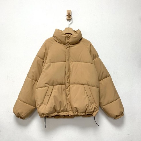 데일리탭 하이넥 커플 남녀공용 웰론 숏패딩(3colors)