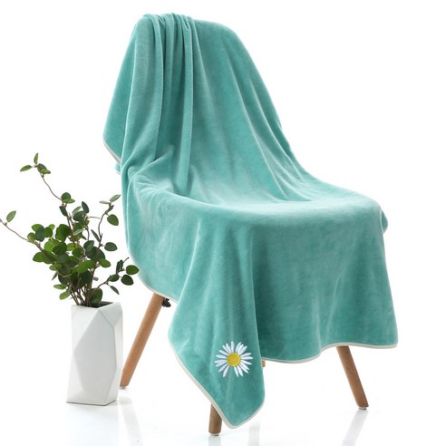 가정용 욕실 흡수 타올70cm*140cm, 2개, green
