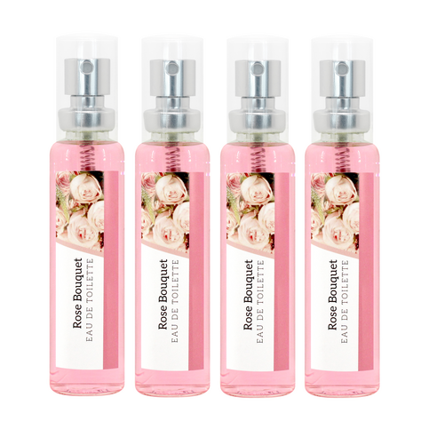 더허브샵 미니 향수 로즈부케 오 드 뚜왈렛 4개입, 18ml, 4개