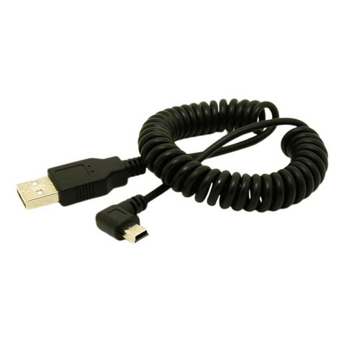 미니 5 핀 USB 전화를위한 빠른 충전 데이터 케이블 미니 USB 2.0 남성, 150 × 1.5 × 1.5cm, PVC, 블랙