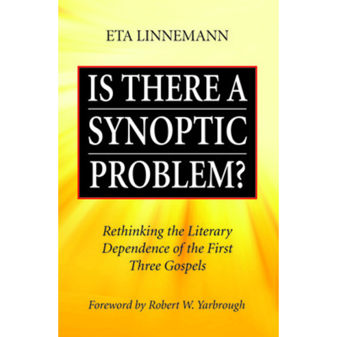 Is There A Synoptic Problem? Paperback, Wipf & Stock Publishers
