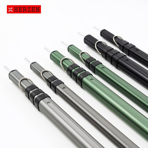 편리한 슬라이드 방식과 견고한 알루미늄 소재의 조화, 하지만 더 많은 리뷰가 필요한 캠핑 폴대 세트