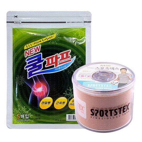 아텍스 스포츠텍스 A-450 베이지 1개 + 쿨파프 1개, 1세트