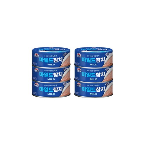 <올따옴> 사조 마일드 참치 200g 6입, 6개