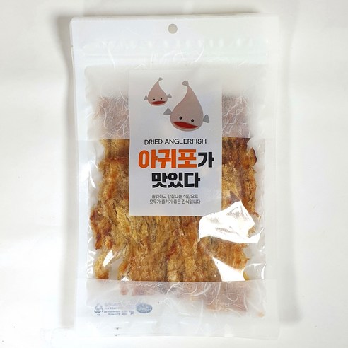 아귀포가 맛있다 130g 구운 아귀채 아귀살포구이 아귀구이채, 5개