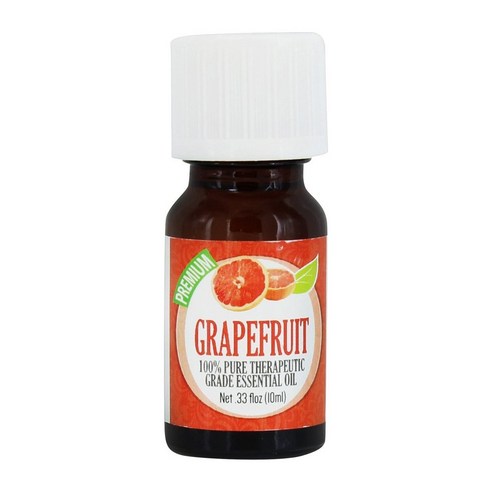 Healing Solutions 100% 퓨어 테라퓨틱 그레이드 에센셜 오일, 10ml, Grapefruit, 1개