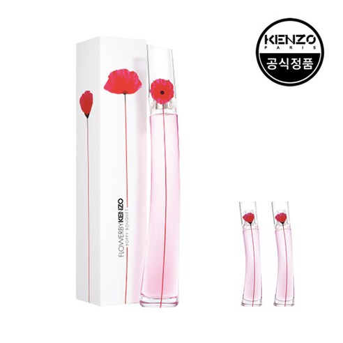 겐조 겐조 플라워 바이 겐조 포피 부케 EDP 100ml 랜덤미니어처 2종세트 (본품+랜덤미니2종+쇼핑백), 본품100ml+미니2종+쇼핑백, free