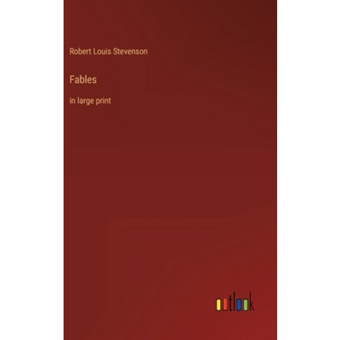 (영문도서) Fables: in large print Hardcover, Outlook Verlag, English, 9783368285852