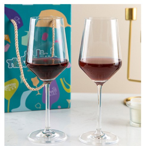 XINGYING 크리스탈 오로라 와인잔 2p, CUP01-A-380ML