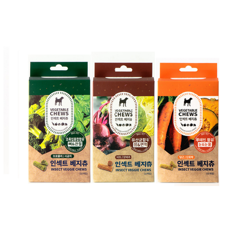 건강과 즐거움을 한 번에! 벅스펫 벅스독 베지츄 3종세트