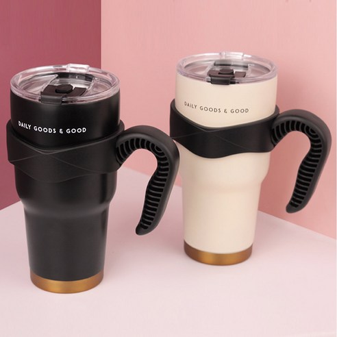 미르텀블러뚜껑 1+1 이중 진공 스텐 텀블러 세트 900ml 2p  아이보리 구매후기 1등,  인기 아이템 추천