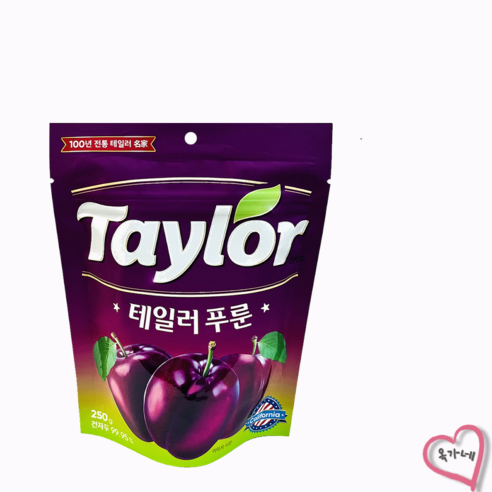 테일러 푸룬 건자두, 250g, 12개