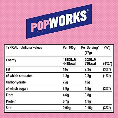 popworks 팝웍스 스위트 앤 솔티 85g x 12개