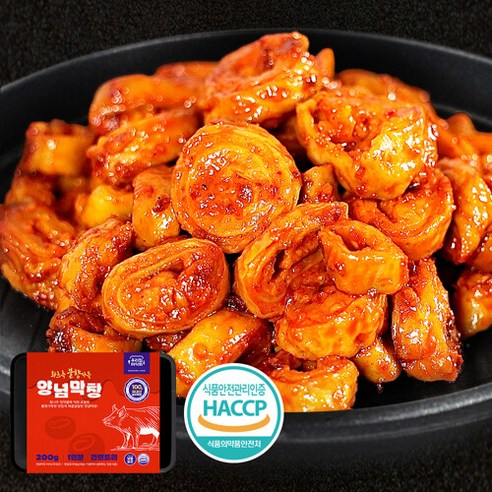 브랜드없음 [와룡식품] 와룡막창 화르륵 불향가득 국산 돼지 양념막창 200g 3팩(총600g), 단품없음