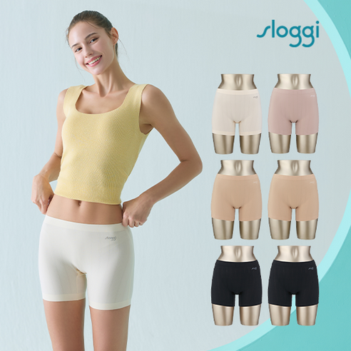 매일매일 새로운 편안함, 슬로기 ZEROFEEL 네모팬티 6종으로 경험하는 자유 슬로기팬티