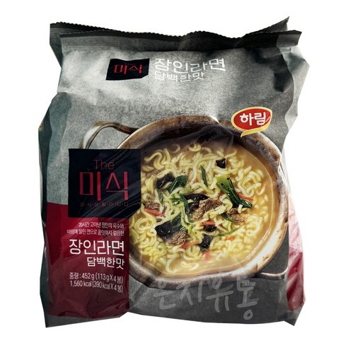 더미식 장인라면 담백한맛 113g
